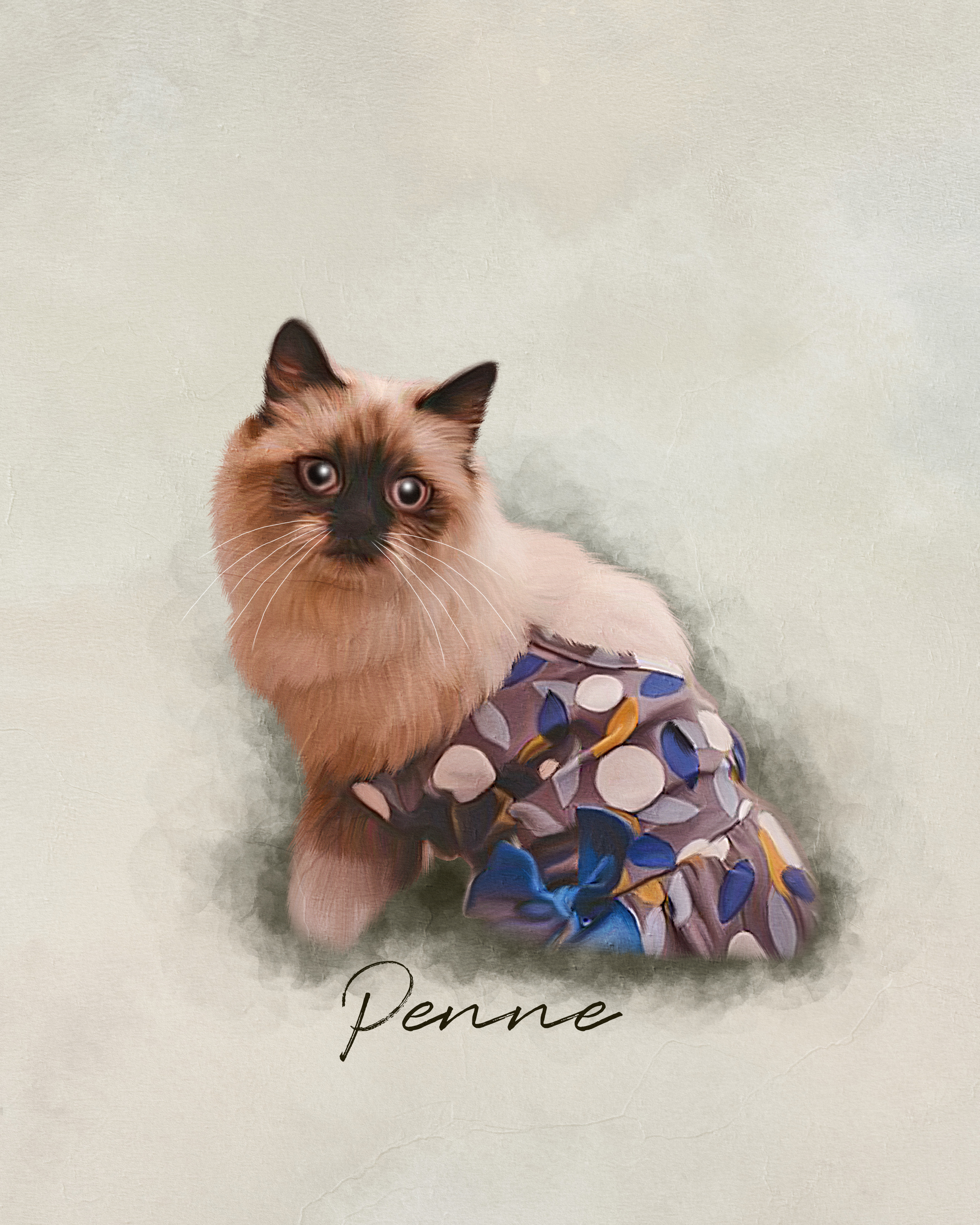 Penne, a resident cat at Angel's Cat Cafe